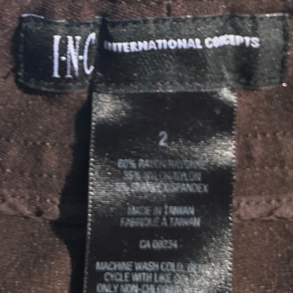INC Brown Pants, Sz2. PO1 - Picture 7 of 7